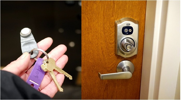さて この扉の鍵穴はどこで どうやって開けるのでしょう 海外アパートの玄関 部屋の鍵の開け方について ごーふぁーの旅ブログ
