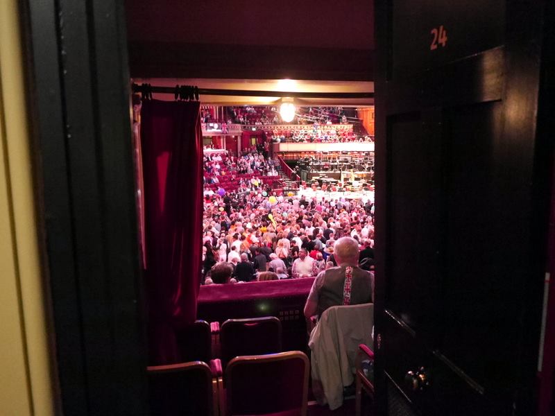 BBCプロムス最終夜とロイヤル・アルバート・ホール ボックス席@Royal Albert Hall  