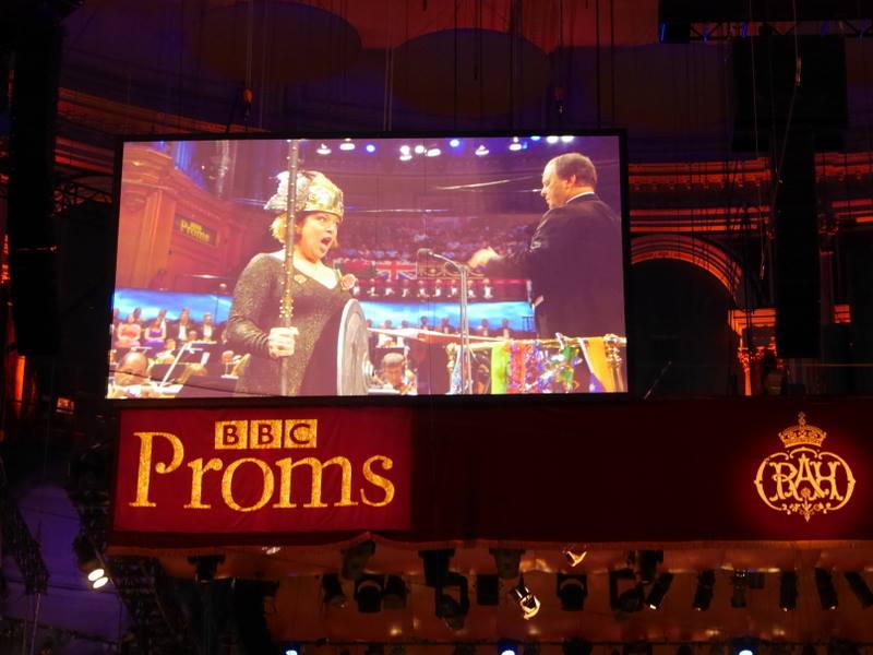 BBCプロムス最終夜とロイヤル・アルバート・ホール ワルキューレの装い？ @Royal Albert Hall 