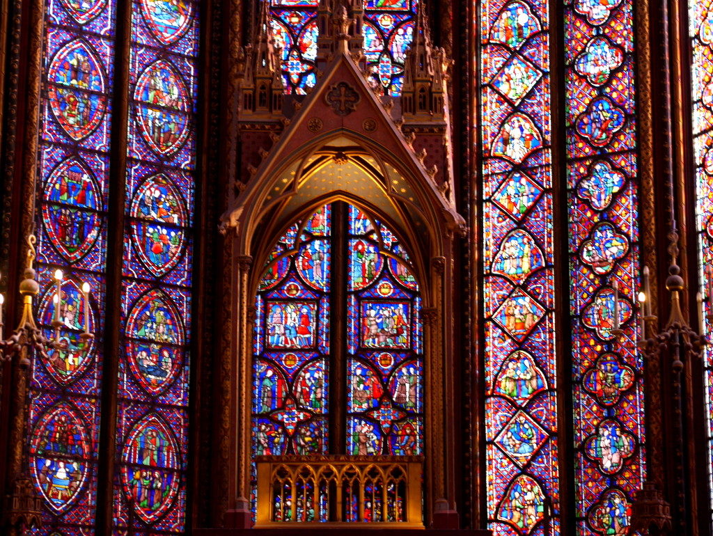 メシアン 世の終わりのための四重奏曲 ゲルリッツの捕虜収容所 時の終わりへ メシアンカルテットの物語  サント・シャペルのステンドグラス @ Sainte chapelle, Paris