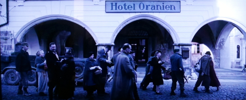 ゲルリッツ ドイツ ゲリウッド 映画 ロケ地 グランド ブダペスト ホテル 愛を読むひと ちいさな独裁者 やさしい本泥棒 イングロリアス バスターズ  映画『ちいさな独裁者』ホテル前のシーン @Görlitz 