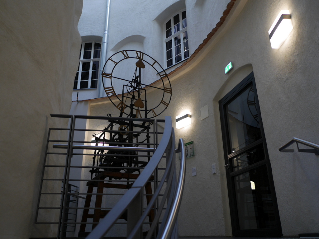 ゲルリッツ 博物館 ゲルリッツ歴史博物館 ドイツ中世都市 発展史 博物館中心部の螺旋階段 @Kulturhistorisches Museum Görlitz 