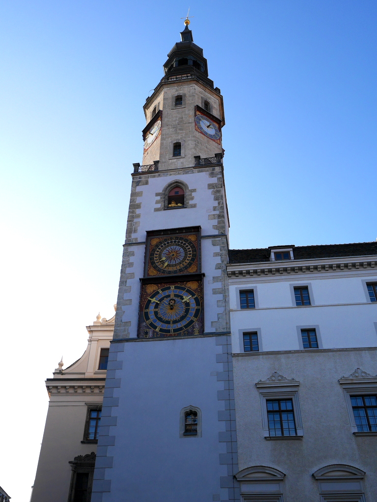 ゲルリッツ ドイツ ゲルリッツ駅 ザンクト ペテルス教会 市庁舎（Town Hall Tower） @Görlitz  