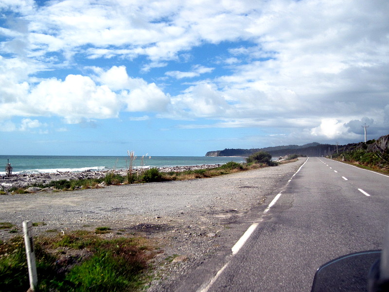 海外ツーリング ニュージーランド ロード オブ ザ リング オートバイレンタル 南島 西海岸 西海岸を走る @West Coast