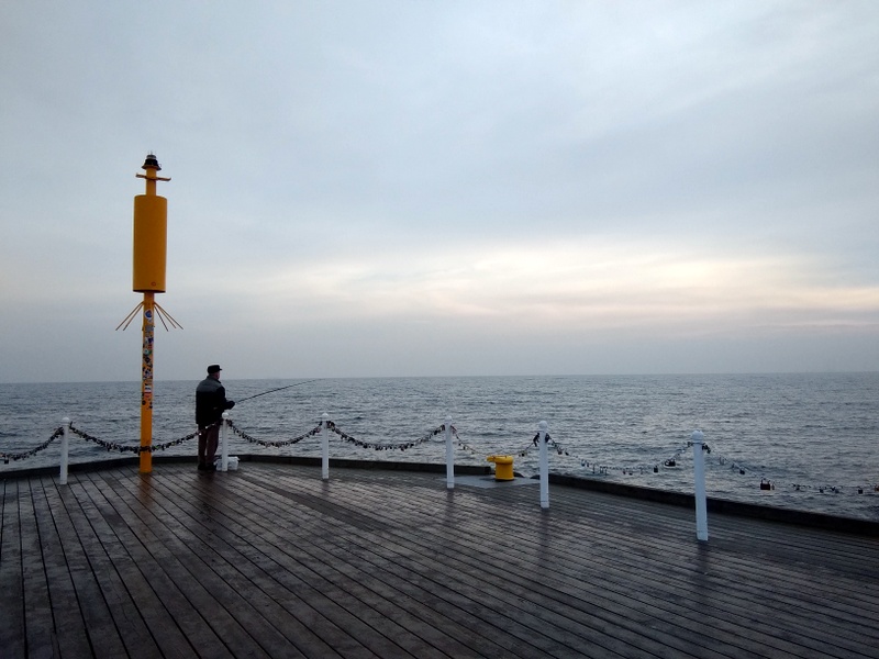 グダニスク グダンスク ダンツィヒ ポーランド ソポト 木製桟橋 桟橋の先端 @Pier in Sopot