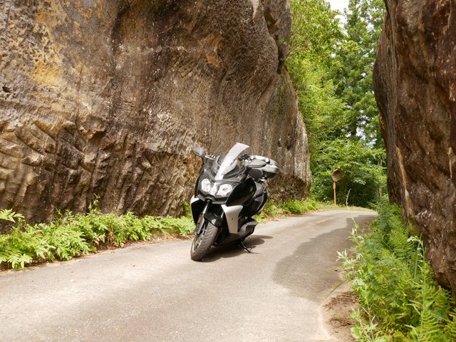 ツーリング時 BMW C650GT @長野