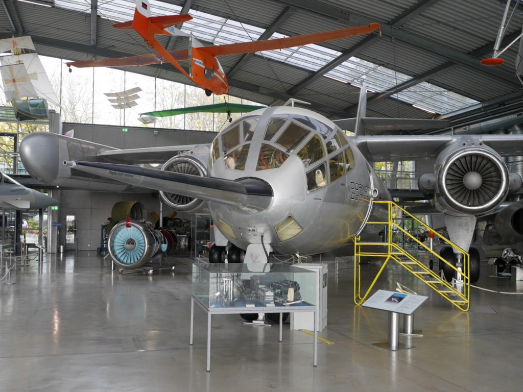 VTOLジェット輸送機 ドルニエ Do 31（Dornier Do 31） @Deutsches Museum Flugwerft Schleißheim