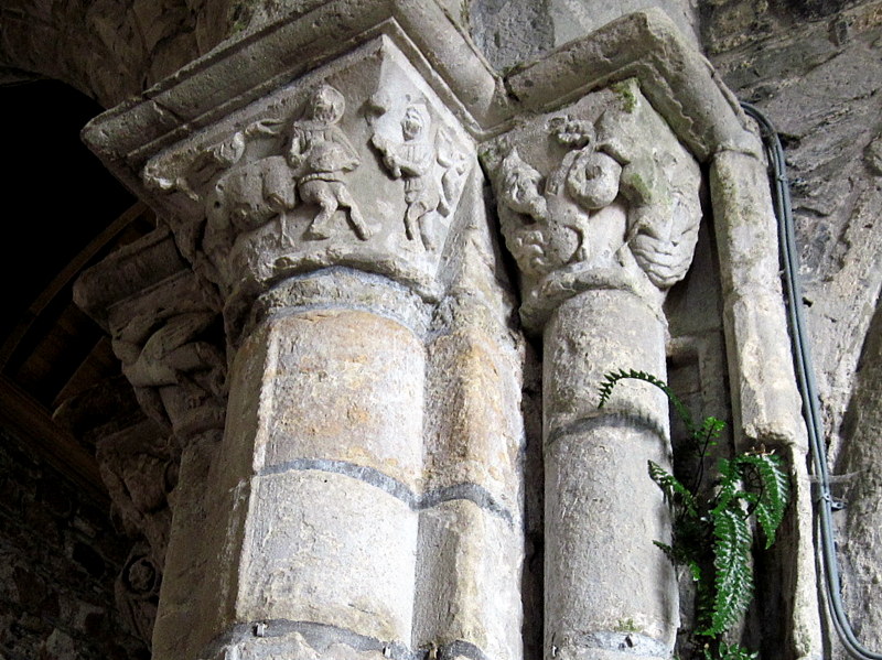 柱の彫刻 @Iona Abbey