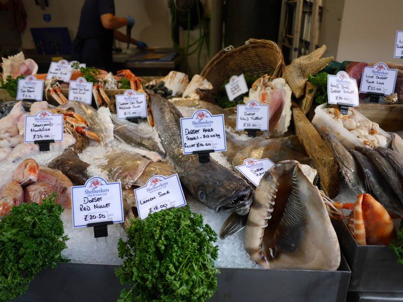  ロンドンの魚屋 @Borough Market