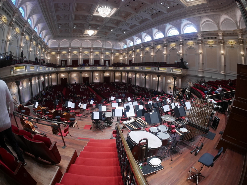 自然光の入るマチネの会場 @Koninklijk Concertgebouw