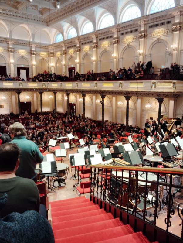 正面階段脇の席 @Koninklijk Concertgebouw