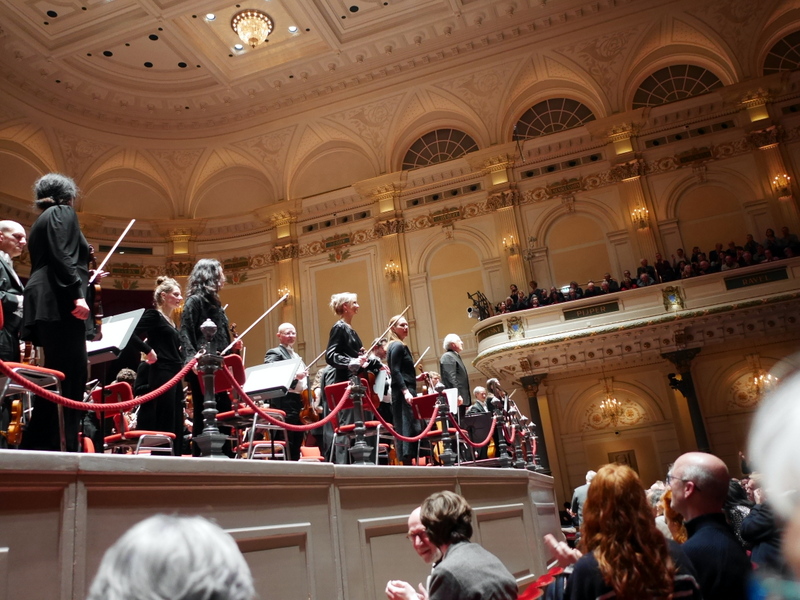 平土間前方の席の視点 @Koninklijk Concertgebouw