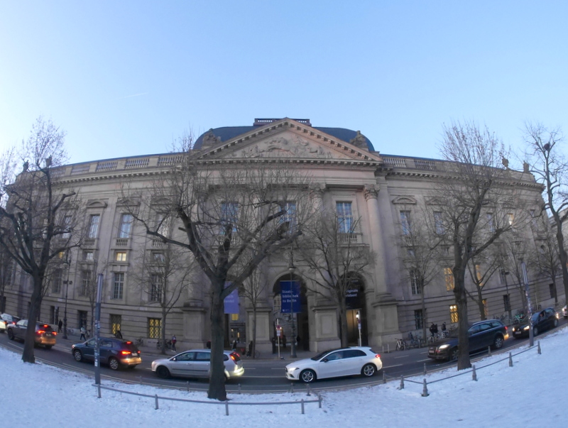ベルリン州立図書館 ウンターデンリンデン館外観 @Staatsbibliothek zu Berlin Haus Unter den Linden
