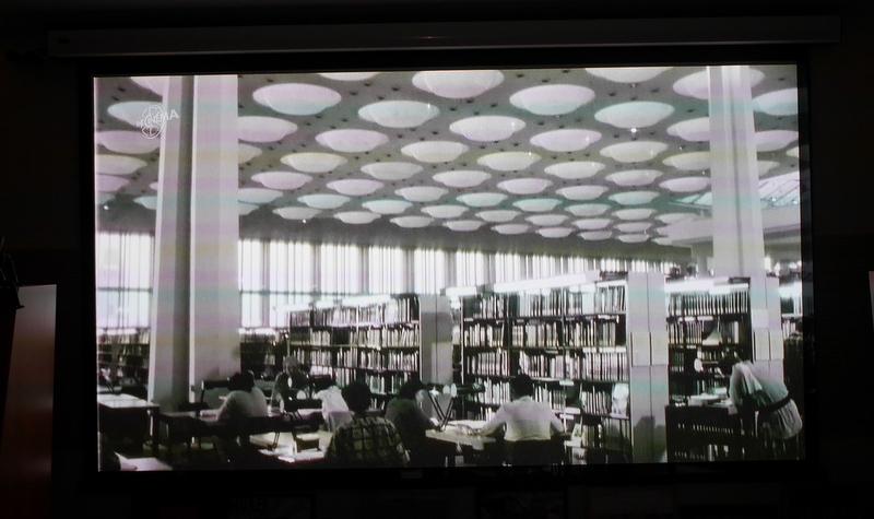 映画内の閲覧室 @Staatsbibliothek zu Berlin Haus Potsdamer Straße