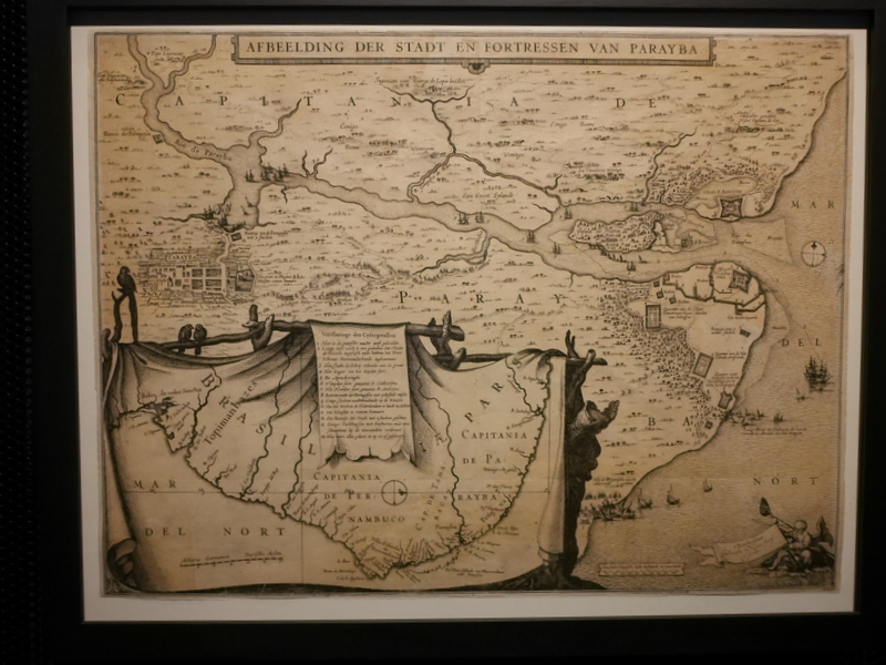 パライバの占領を示す地図 1635年 @Het Scheepvaartmuseum Amsterdam