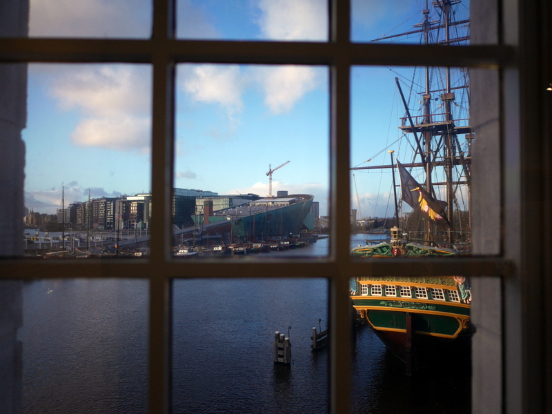 窓からの眺め @Het Scheepvaartmuseum Amsterdam
