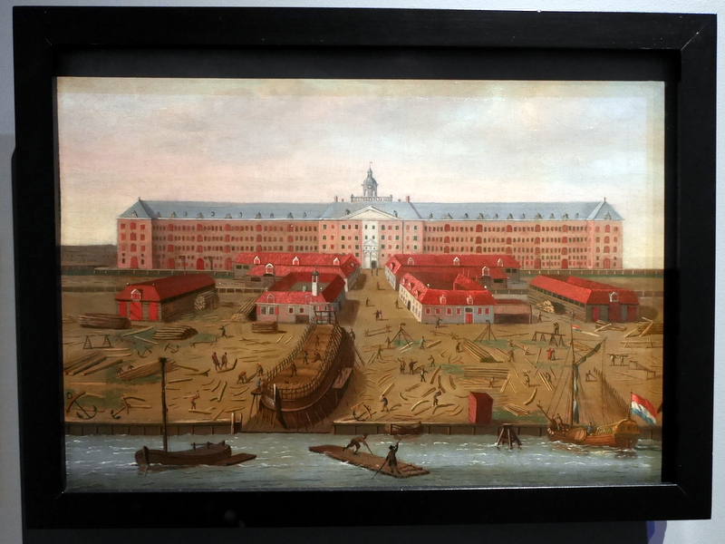 アムステルダムにあるオランダ東インド会社の倉庫とヤード @Het Scheepvaartmuseum Amsterdam