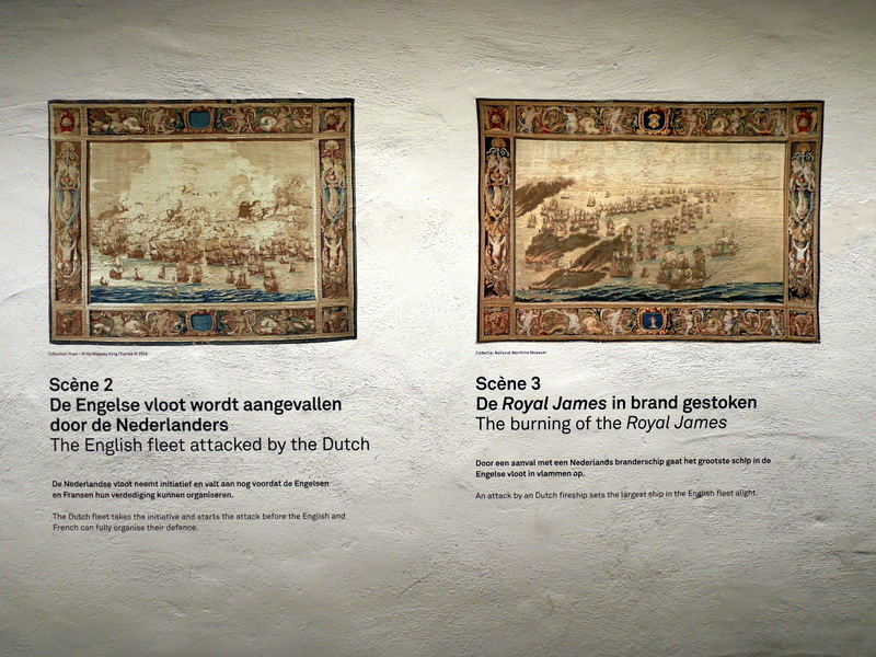 タペストリーの解説2 @Het Scheepvaartmuseum Amsterdam