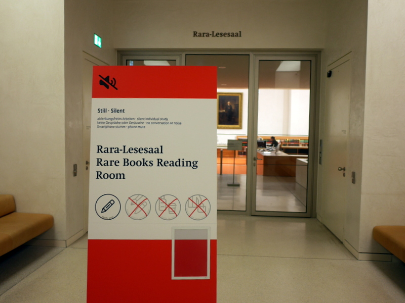 希少本閲覧室 @Staatsbibliothek zu Berlin Haus Unter den Linden