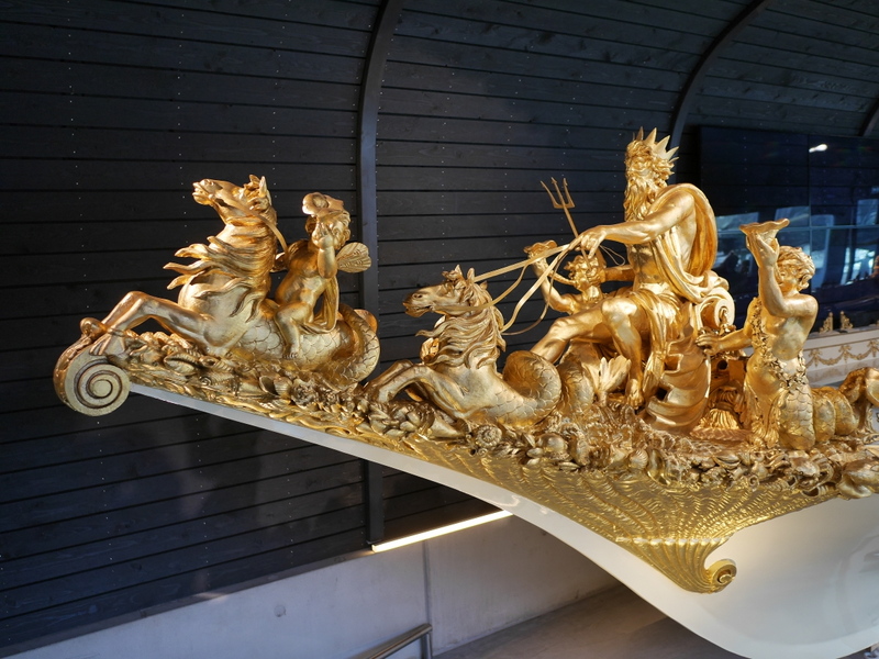 ロイヤルバージの船首 @Het Scheepvaartmuseum Amsterdam