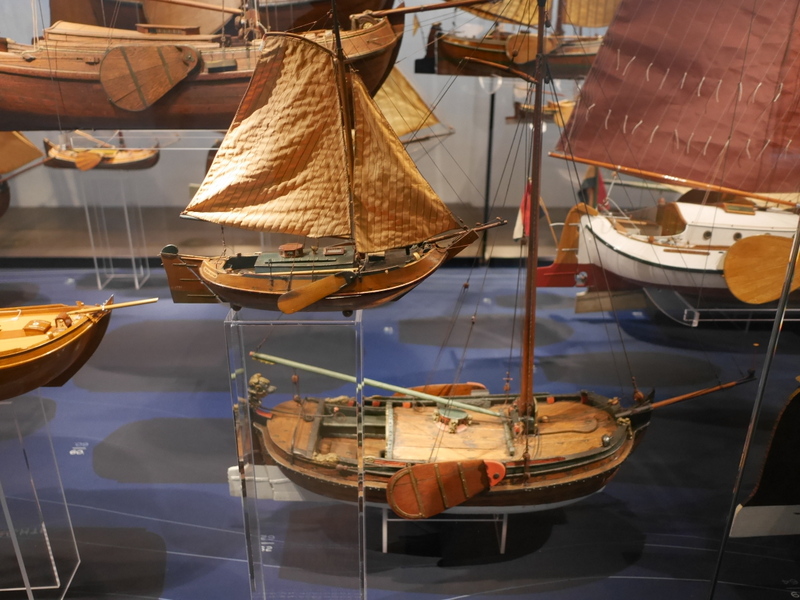 精巧に作られたヨットの模型 @Het Scheepvaartmuseum Amsterdam
