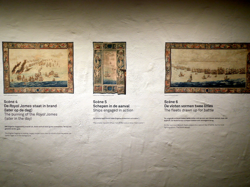 タペストリーの解説3 @Het Scheepvaartmuseum Amsterdam