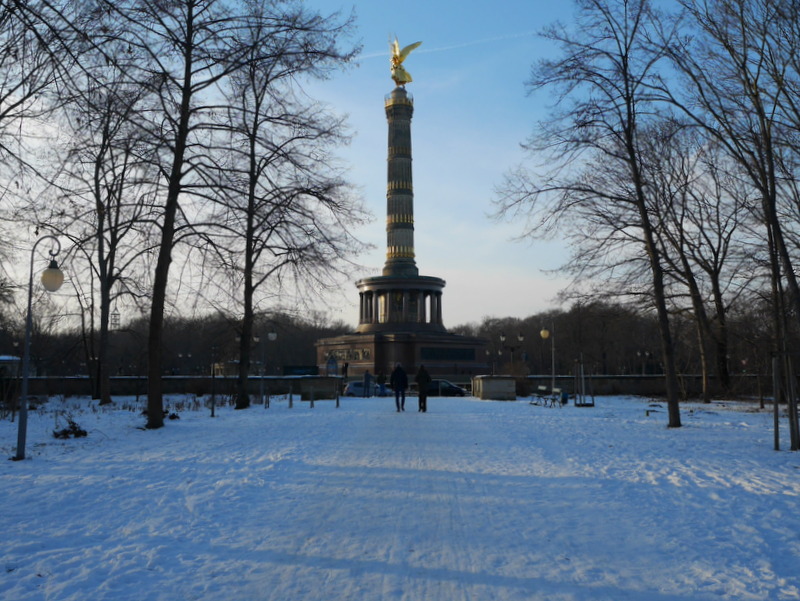 ティーアガルデンから見る戦勝記念塔 @Siegessäule Berlin