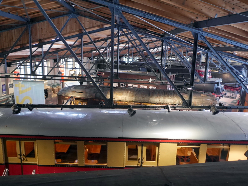 機関庫を上から見る @Deutsches Technikmuseum Berlin
