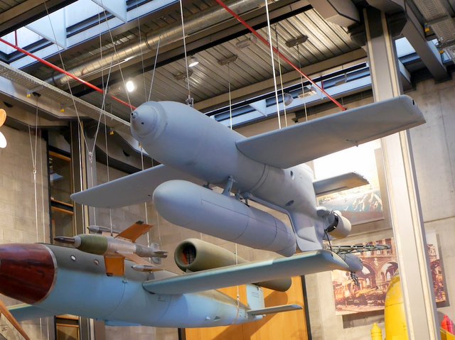 ヘンシェル Hs 293(Henschel Hs 293)世界初の動力付き誘導爆弾 @Deutsches Technikmuseum Berlin