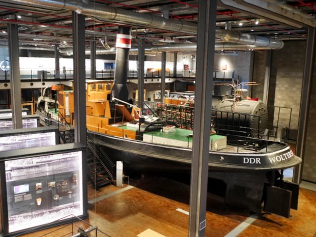 船舶展示のブース @Deutsches Technikmuseum Berlin