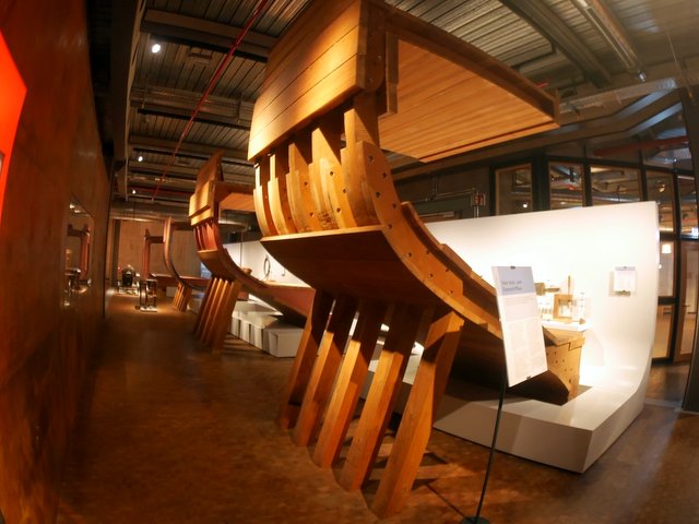 船底のカットモデル @Deutsches Technikmuseum Berlin