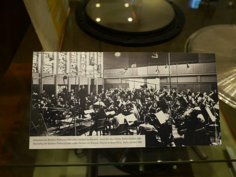 カラヤンの録音風景 @Deutsches Technikmuseum Berlin
