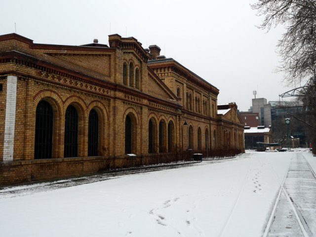 機関庫であったドイツ博物館の建物 @Deutsches Technikmuseum Berlin
