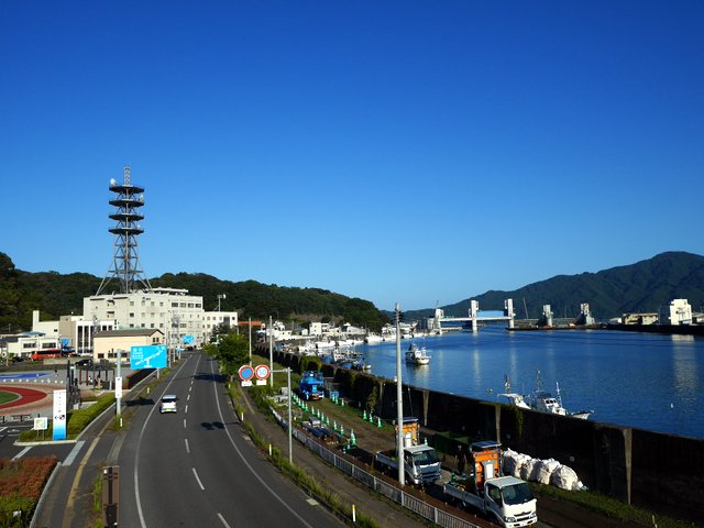 有名な津波映像が撮影された場所（旧宮古市役所） @宮古