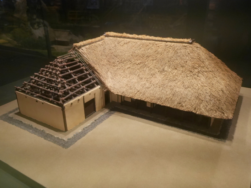 南部の曲り家の模型 @遠野市立博物館