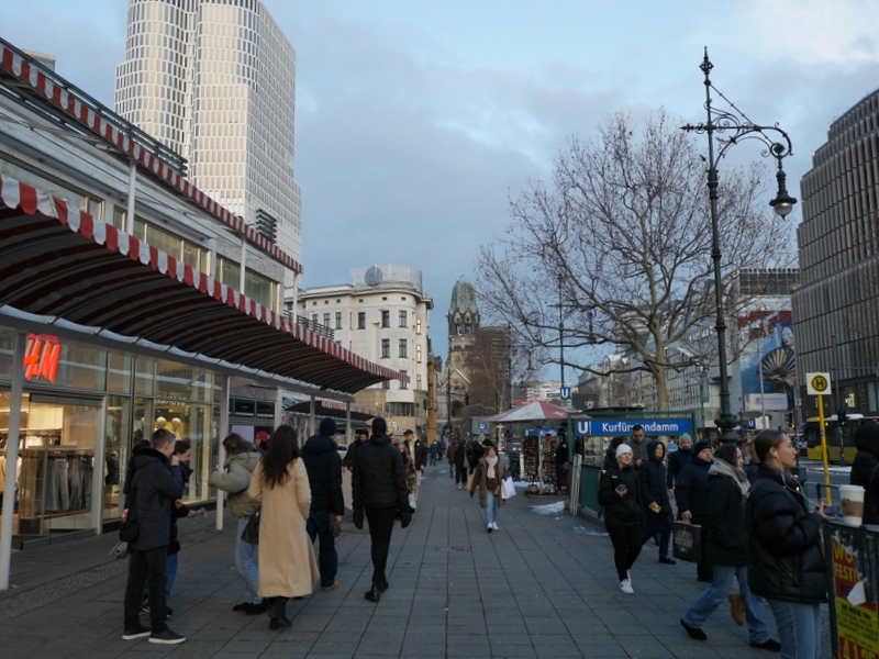 現在のショッピングモール Kranzler Eck Berlin @Kurfürstendamm