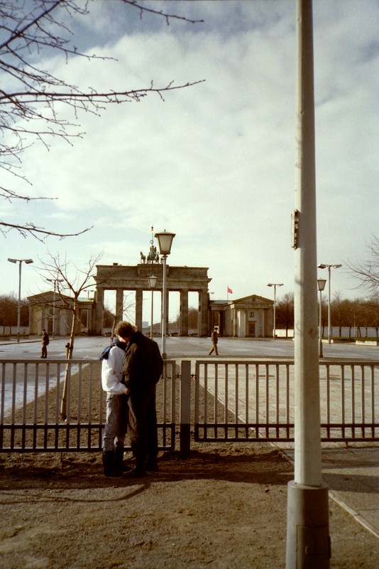 1989年のブランデンブルク門東 @Brandenburger Tor
