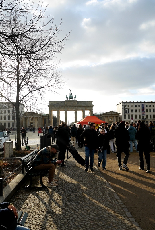 現在のブランデンブルク門東 @Brandenburger Tor
