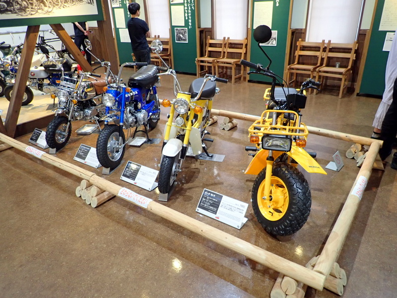 ミニバイクの展示 @本田宗一郎ものづくり伝承館
