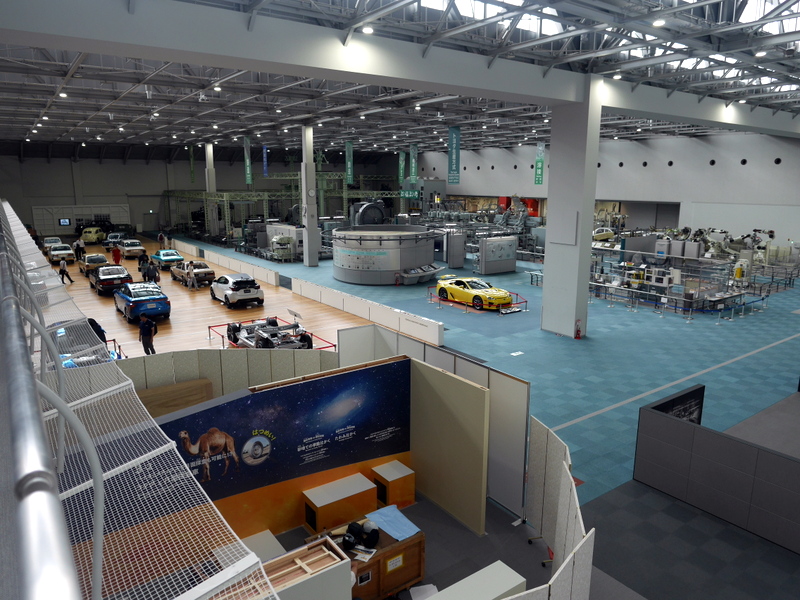 自動車館の展示スペース全容 @トヨタ産業技術記念館